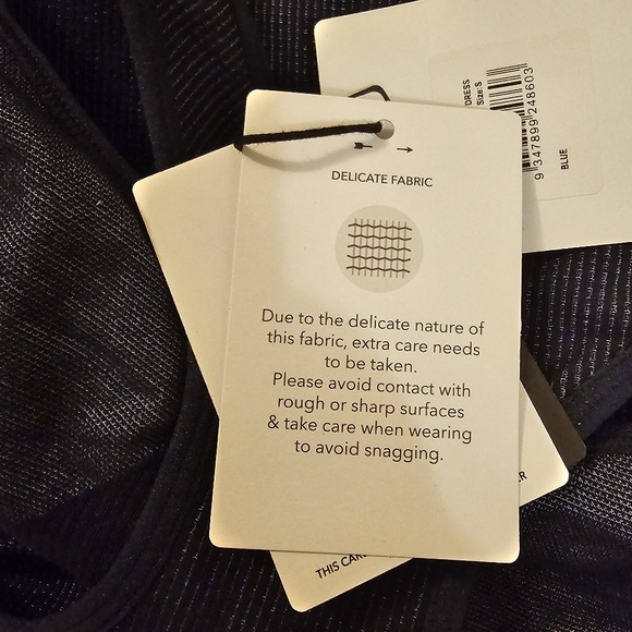 Blue Anthropologie The Upside Women's Circular Knit RAF Mini Dress - Picture 9 of 15